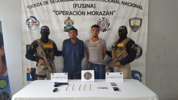 Caen dos supuestos miembros de la MS-13 en San Pedro Sula