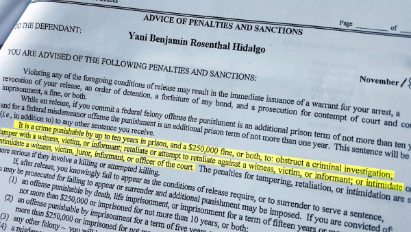 Diez años de cárcel si los Rosenthal obstruyen investigación