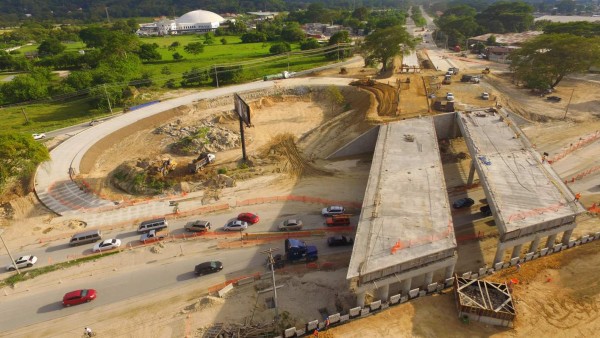 Intercambiadores empiezan a tomar forma en San Pedro Sula