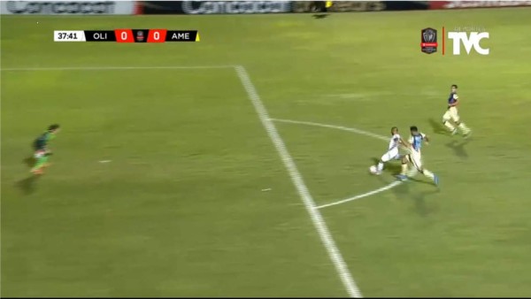 La terrible falla del 'Topo' Aguirre en el Olimpia - América