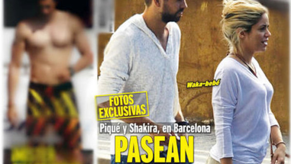 Shakira y Piqué serán padres de un niño