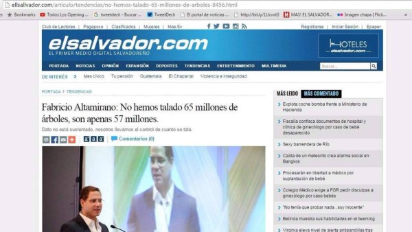 Clonan el diaro más influyente de El Salvador
