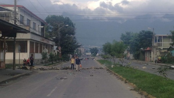 Estos son los puntos tomados por manifestantes en Honduras