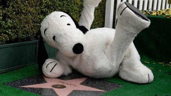 Snoopy ya tiene su estrella en Hollywood