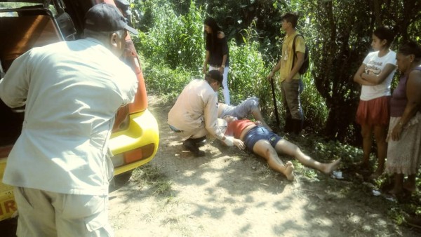 Tres heridos deja un accidente en Santa Cruz de Yojoa