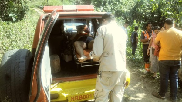 Tres heridos deja un accidente en Santa Cruz de Yojoa