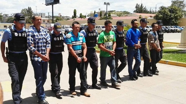 Capturan a cinco sospechosos de asesinato en Tegucigalpa  
