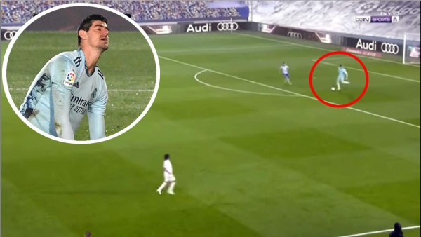 VIDEO: El espantoso error de Courtois regalando un gol al Alavés