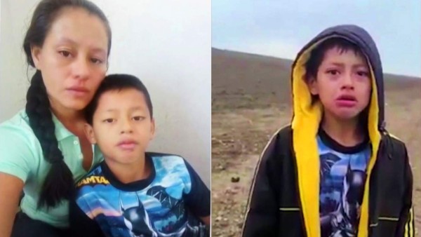 Madre de niño abandonado en la frontera ruega a Biden que le devuelva su hijo