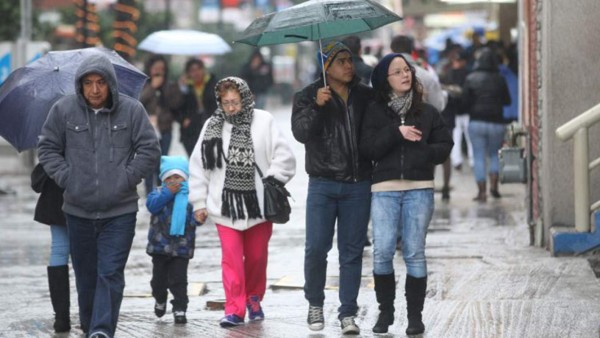 Masa de aire frío provocará lluvias en Honduras