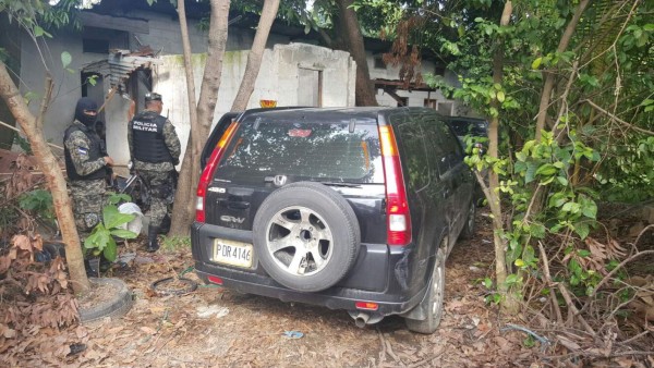 Hallan desmantelados carros en Chamelecón, San Pedro Sula