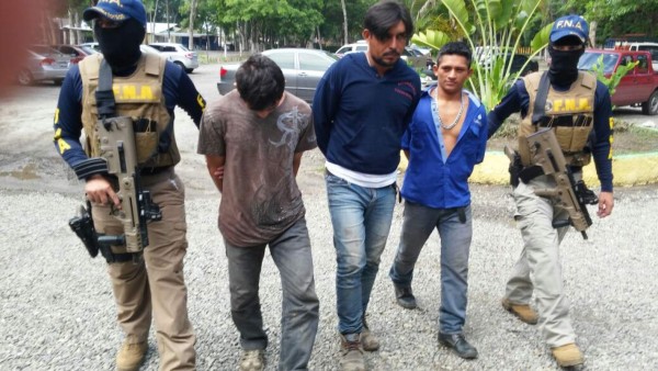 Capturan a tres pandilleros extorsionadores en Choloma