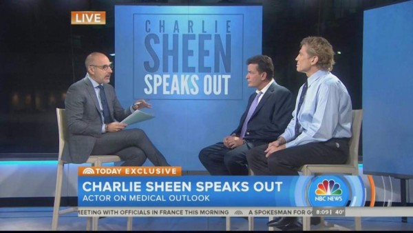 Charlie Sheen también tuvo sexo con homosexuales y transexuales