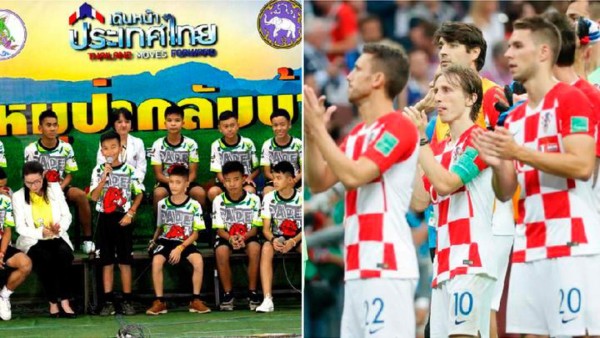 El enorme gesto de Croacia a los niños tailandeses rescatados de una cueva