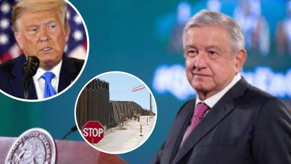 López Obrador revela que había un 'pacto de silencio' con Trump sobre el muro