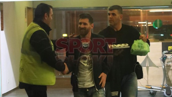 Messi realizó un viaje relámpago a Italia