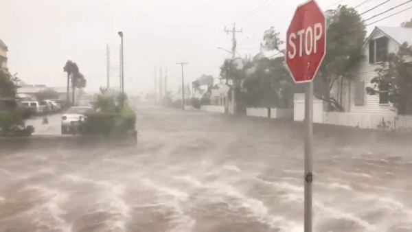 El infierno de Irma cayó sobre Key West en Florida