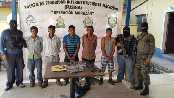 Comayagua: Capturan a hombres buscados por varios delitos