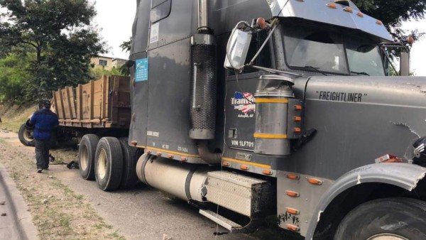Envían a prisión al conductor de la rastra que mató a dos personas en Tegucigalpa