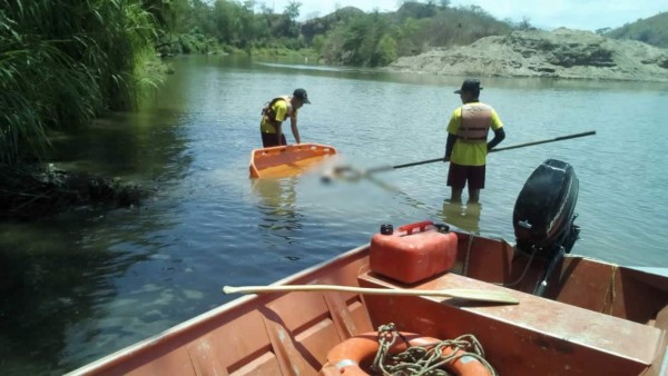Encuentran un muerto en el río Ulúa a la altura de Pimienta