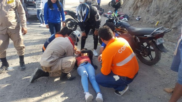 Varios heridos deja accidente en Cuesta La Moramulca, zona sur de Honduras