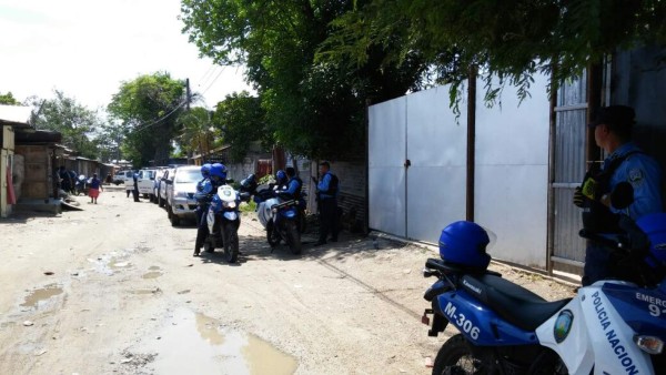Ejecutan operativo contra pandillas en San Pedro Sula