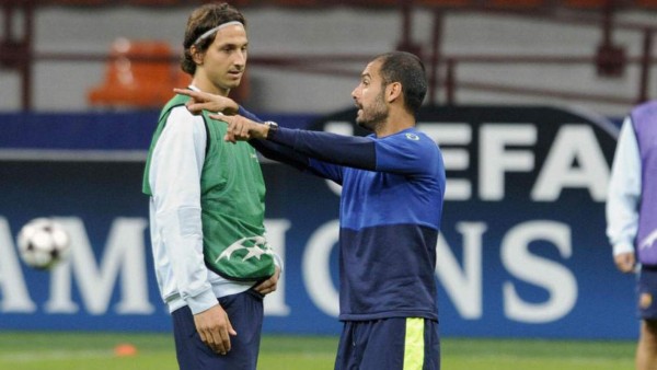 Ibrahimovic ataca a Pep Guardiola: 'Después de enfrentarnos, se escondía de mí'
