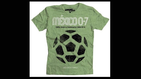 Sacan en México una camiseta de la goleada sufrida ante Chile