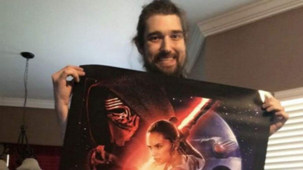 El primer hombre que ya vio la nueva cinta de Star Wars