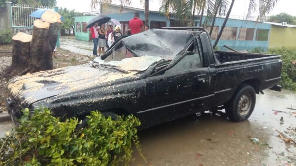Lluvias provocan daños en El Progreso, Choloma y La Lima