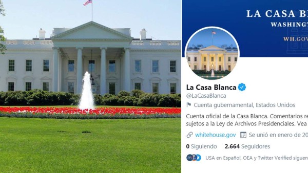 La Casa Blanca ya tiene cuenta oficial de Twitter en español con la llegada de Biden