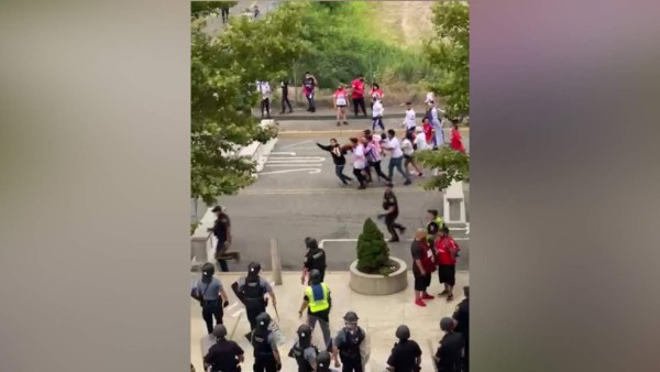 Video muestra los heridos y la angustia en las calles de New Jersey tras el Olimpia -Motagua