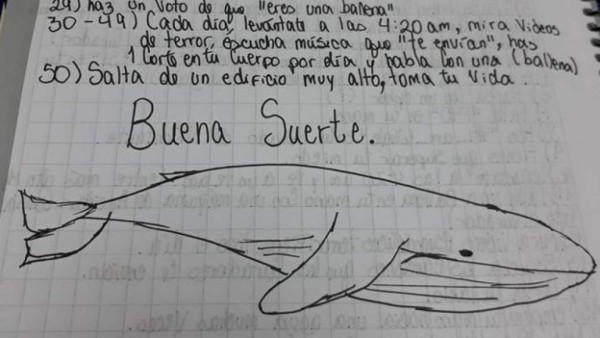 Joven que creó la 'ballena azul' revela macabra razón detrás del juego