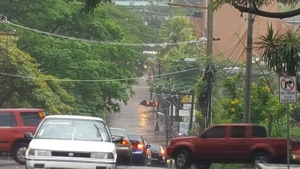 Lluvias causan daños en Tegucigalpa