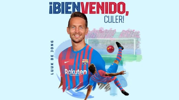 Enfado en afición del club catalán: Barcelona hace oficial la llegada del delantero Luuk de Jong