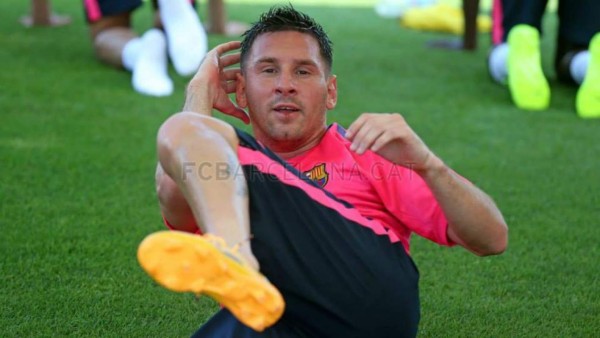 Lionel Messi evoluciona positivamente de sus molestias musculares