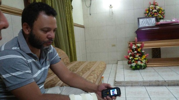 César Banegas, padre de la pequeña Malena, pide se haga justicia para su hija y las demás personas que han perecido por los rapiditos.