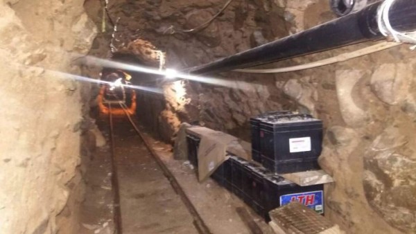 Policía mexicana descubre túnel del 'Chapo' en Tijuana