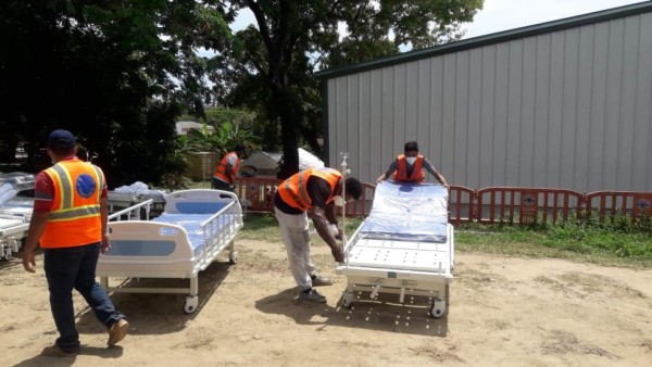 Listo segundo triaje para covid en Roatán  