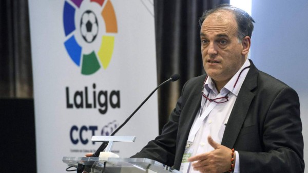 Presidente de la liga española se pronuncia sobre el Barcelona