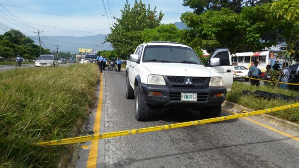 Lo bajan de un pick up y lo matan en San Pedro Sula