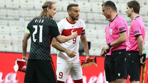 TÃ¼rkiye ile HÄ±rvatistan, hazÄ±rlÄ±k maÃ§Ä±nda Ä°stanbulda karÅÄ±laÅtÄ±.