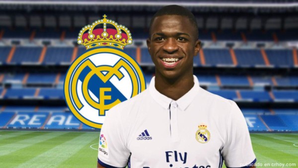 Brasileño Vinícius Jr llega a España para unirse al Real Madrid