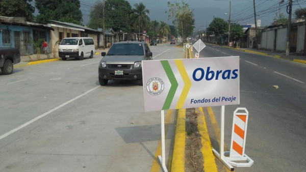 Habilitan segunda trocha de la 27 calle de San Pedro Sula