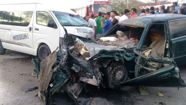 Accidente en la CA-5 deja al menos seis heridos