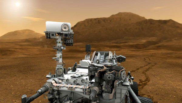 El 'Curiosity”, escalando en Marte
