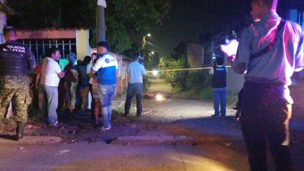 Asesinan a balazos a un motociclista en San Pedro Sula