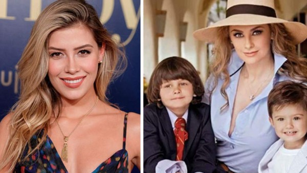 Michelle Salas aparece por primera vez junto a los hijos de Aracely Arámbula