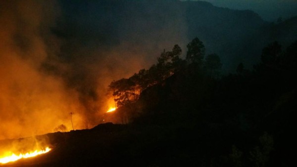 Imparable ola de incendios en Santa Rosa de Copán