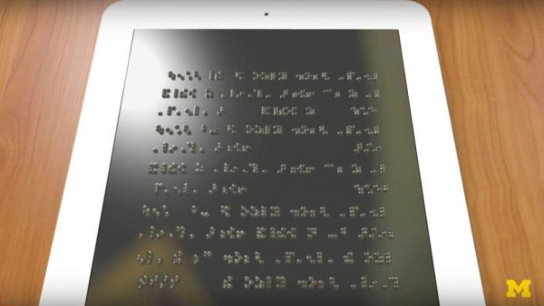 Desarrolla modelo de tableta para invidentes